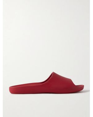 The Row Ama Rubber Slides - Red