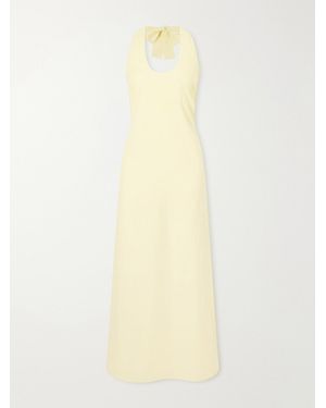 SIR. Rochelle Knotted Cotton Maxi Dress - White