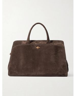 Metier Private Eye Medium Suede Tote - Brown