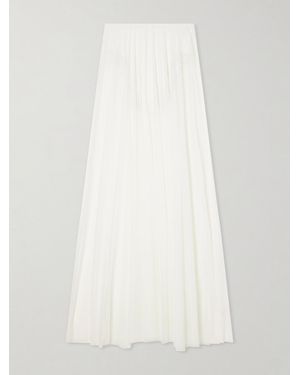 Norma Kamali Tulle Maxi Skirt - White