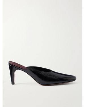 Neous 80 Leather Court Shoes - Black