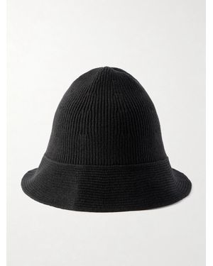The Row Falken Cotton And Wool-Blend Bucket Hat - Black