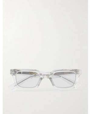 Jacques Marie Mage Casablanca Sonnenbrille Mit D-Rahmen Aus Azetat - Natur