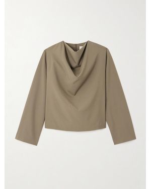 Rohe Bluse Aus Wolle - Natur