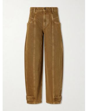 Isabel Marant Leja Tapered Jeans - Natural