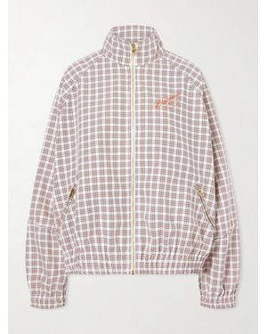 Willy Chavarria Ruff Rider Embroidered Woven Jacket - White