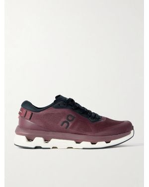 On Shoes Cloudze Rubber-Trimmed Stretch Recycled-Knit Trainers - Purple