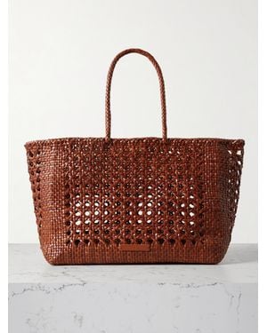 Loeffler Randall Klara Woven Leather Tote - Brown