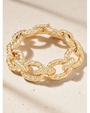 David Yurman Sculpted Cable Armband Aus 18 Karat - Natur