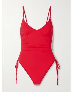 Melissa Odabash Maillot De Bain À Fronces Et À Ornements Havana - Rouge
