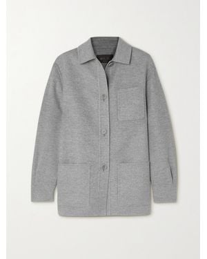 Loro Piana Augustine Cashmere Shirt Jacket - Grey