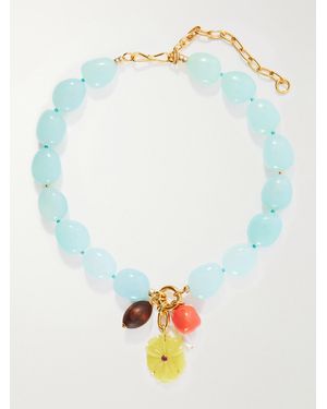 Lizzie Fortunato Cordoba Beaded Charm Necklace - Multicolour