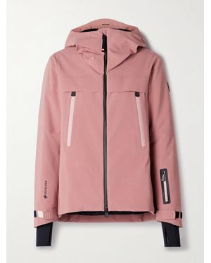 Moncler Chanavey Hooded Gore-Tex Down Ski Jacket - Pink