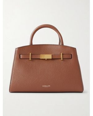 DeMellier The Hudson Kleine Tote Aus Strukturiertem Leder - Braun