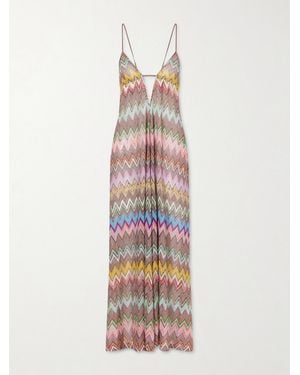 knee length dresses for ladies Marea Crochet Maxi Dress | Tangerine