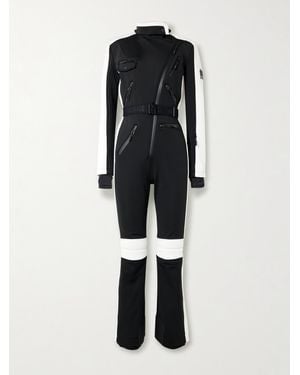Mackage Miakim Asymmetric Panelled Tech-Jersey Ski Suit - White