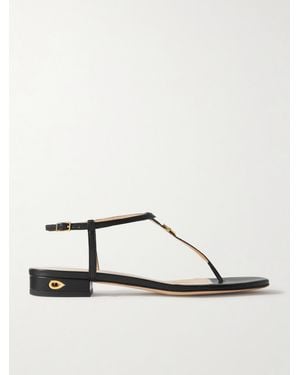 Jennifer Chamandi Pietro 20 Leather Sandals - Black