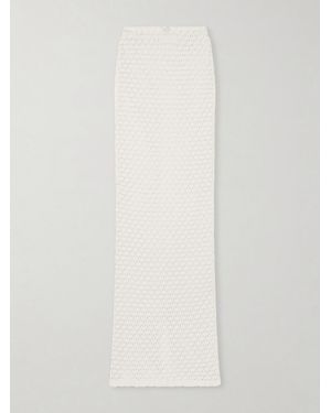 SARA CRISTINA Arena Crocheted Cotton Coverup - White