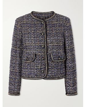 Etro Tweed Woven Jacket - Gray