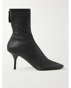Acne Studios Leather Ankle Boots - Black