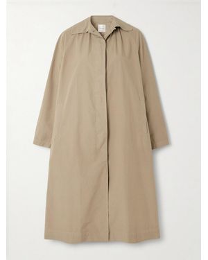 Leset Kyoto Cotton Trench Coat - Natural