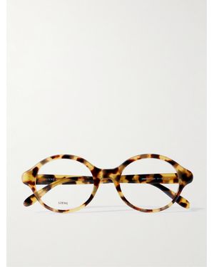 Loewe Round-Frame Tortoiseshell Acetate Optical Glasses - Natural