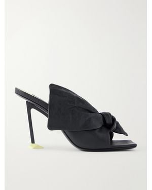 Givenchy Bow-Detailed Leather Sandals - Black