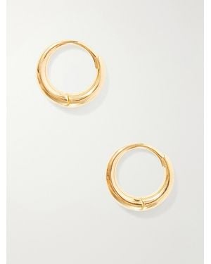 Sophie Buhai Medium Nouveau-Tone Sterling Hoop Earrings - Metallic