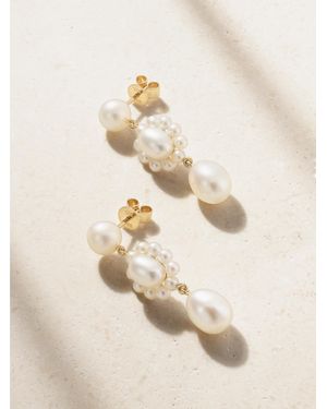 Sophie Bille Brahe Amis Marguerite 14-Karat Recycled Pearl Earrings - Natural