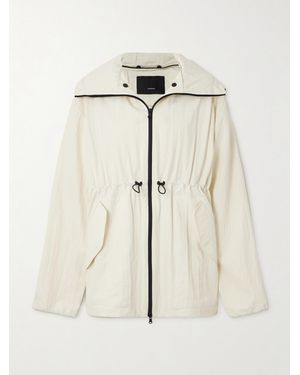 Wardrobe NYC Crinkled-Shell Jacket - Natural