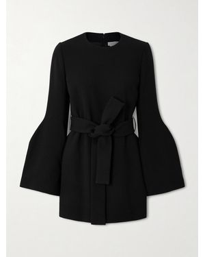 Gabriela Hearst Shandon Tunika Aus Wolle Mit Bindegürtel - Schwarz