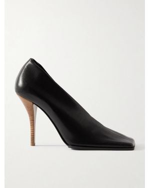 Alaïa 90 Pumps Aus Leder - Schwarz