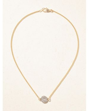Lucy Delius Baby Pocket Watch 14-Karat Diamond Necklace - Natural