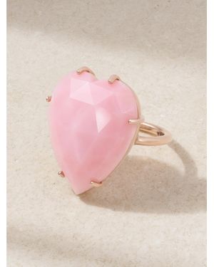 Irene Neuwirth Love Ring Aus 18 Karat Roségold Mit Opal - Pink
