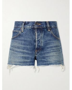 FRAME The Hang Denim Shorts - Blue
