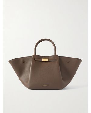 DeMellier London New York Midi Textured-Leather Tote - Brown
