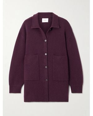 Lisa Yang Julianne Cashmere Cardigan - Purple