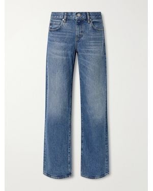 FRAME The Saturday Low-Rise Straight-Leg Jeans - Blue