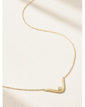 Mizuki 14-Karat Diamond Necklace - Natural