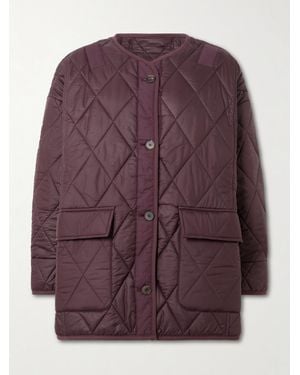 Frankie Shop Teddy Quilted Shell Jacket - Purple