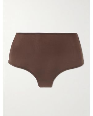 Skims Fits Everybody High Waisted Thong - Brown
