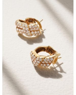 Fred Leighton Van Cleef & Arpels 18-Karat And Diamond Earrings - Natural