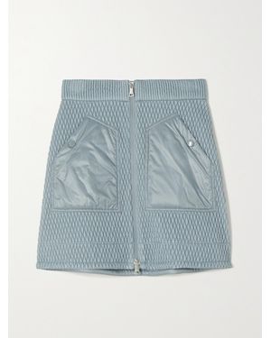 Moncler Quilted Shell Mini Skirt - Blue