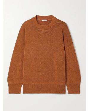 Lafayette 148 New York Cotton-Blend Jumper - Brown