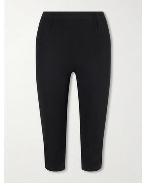 Maria McManus Stretch-Knit Capri Leggings - Black