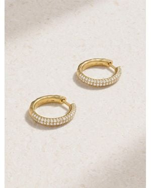 Octavia Elizabeth Yana 18-Karat Diamond Hoop Earrings - Natural