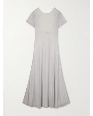 STAUD Zinc Metallic Knitted Cover-Up - White