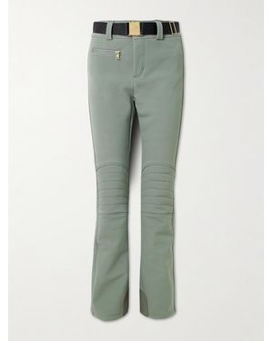 Bogner Madei Belted Stretch-Shell Straight-Leg Ski Pants - Green