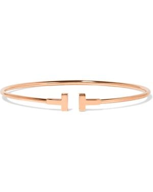 Tiffany & Co. T Wire Narrow 18-karat Rose Gold Bracelet - Multicolor