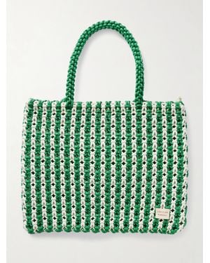Loeffler Randall Celia Tote Aus Geflochtener Kordel - Grün